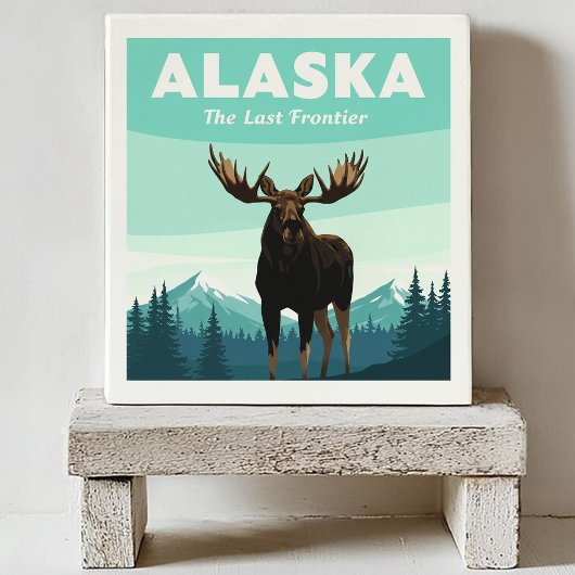 Alaska Vintage Tegeltje