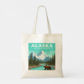 Alaska Vintage Tote Bag (Achterkant)