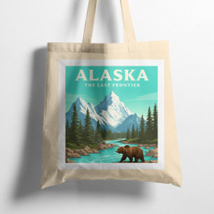 Alaska Vintage Tote Bag