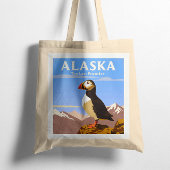 Alaska Vintage Tote Bag