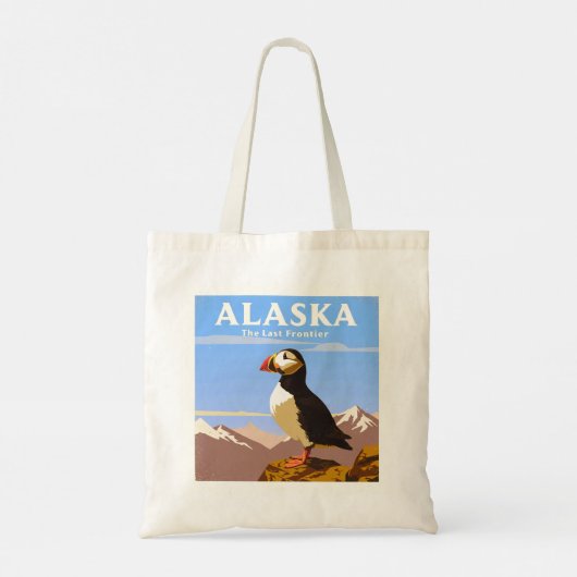 Alaska Vintage Tote Bag (Achterkant)