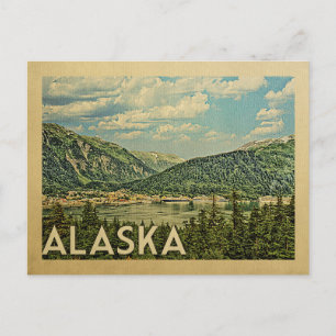 Alaska Vintage Travel Briefkaart