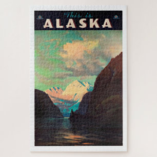 Alaska - Vintage Travel Legpuzzel