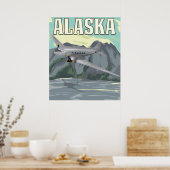 Alaska Vintage Travel Poster (Keuken)