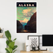 Alaska - Vintage Travel Posters (Thuiskantoor)