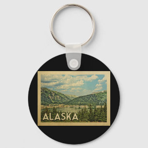 Alaska Vintage Travel Sleutelhanger
