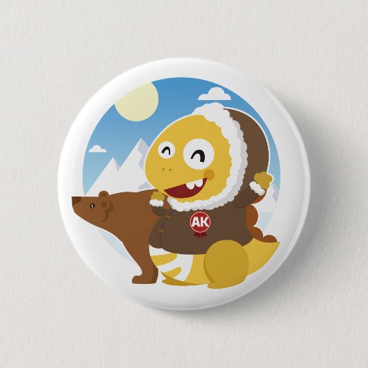 Alaska VIPKID Button (Voorkant)