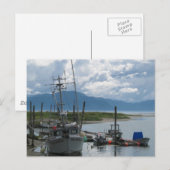 Alaska Vissen Boat Briefkaart (Voorkant / Achterkant)