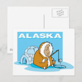 Alaska Vissen Briefkaart (Voorkant / Achterkant)