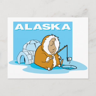 Alaska Vissen Briefkaart