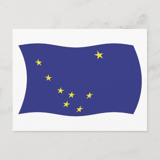 Alaska Vlag Ansichtkaart Briefkaart (Voorkant)