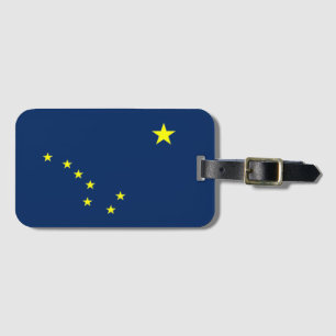 Alaska vlag bagagelabel