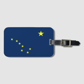 Alaska vlag bagagelabel