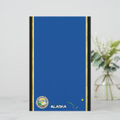 Alaska vlag briefpapier (Staand voorkant)
