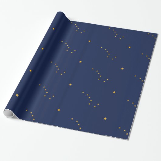Alaska vlag cadeaupapier (Uitgerold)