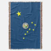 Alaska vlag deken (Voorkant Verticaal)