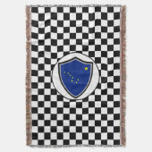 Alaska vlag deken (Voorkant Verticaal)