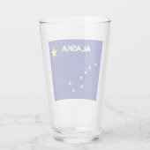 Alaska vlag glas (Achterkant)
