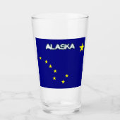 Alaska vlag glas (Voorkant)