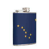Alaska Vlag Heupfles (Rechts)