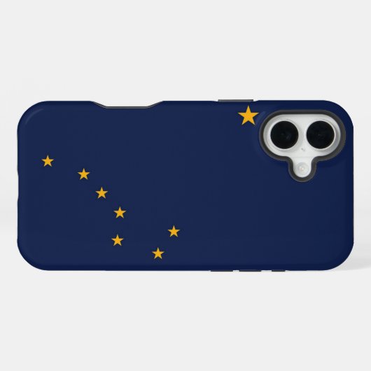 Alaska-vlag iPhone Hoesje (Achterkant horizontaal)