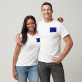 Alaska Vlag + Kaart T-shirt (Unisex)
