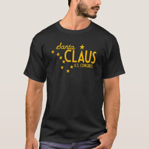 Alaska Vlag Kerstman voor het Amerikaanse Congres T-shirt
