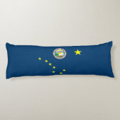 Alaska vlag lichaamskussen (Achterkant)