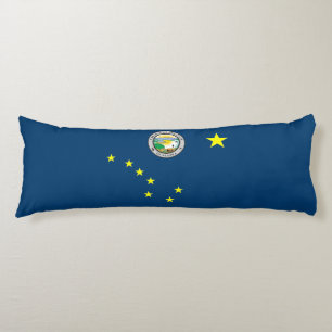 Alaska vlag lichaamskussen
