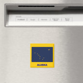 Alaska* Vlag magneet / Alaska Sjunker Magneten (Insitu (Vaatwasser))
