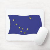Alaska Vlag Muismat (Met muis)