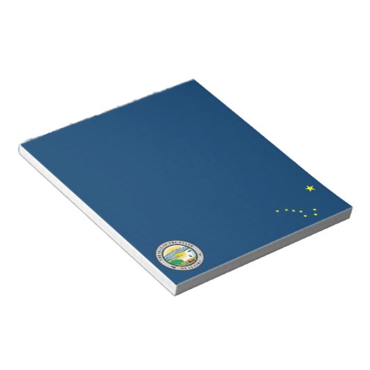 Alaska vlag notitieblok (Schuin)