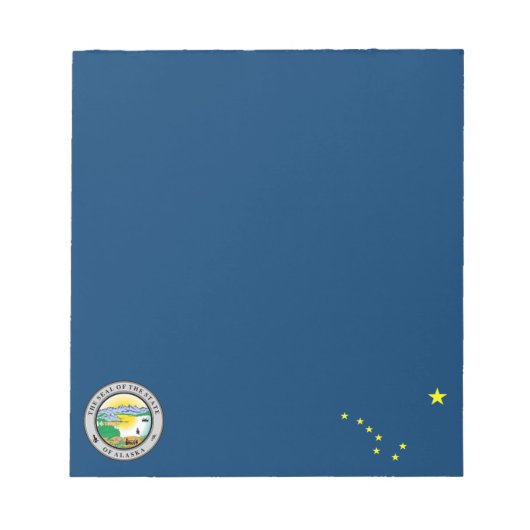 Alaska vlag notitieblok (Voorkant)