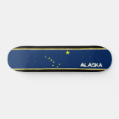 Alaska vlag persoonlijk skateboard (Horizontaal)