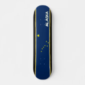 Alaska vlag persoonlijk skateboard (Voorkant)