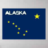 Alaska vlag poster (Voorkant)