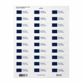 Alaska vlag retour adres labels (Full Sheet)