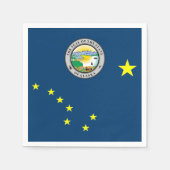 Alaska vlag servet (Voorkant)