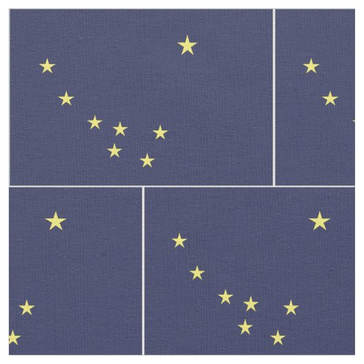 ALASKA-vlag - Stof (Close Up)