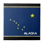 Alaska vlag tegeltje (Voorkant)