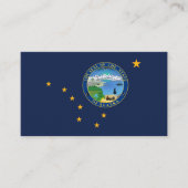 Alaska Vlag & Zegel, Vlag van Alaska Visitekaartje (Voorkant)