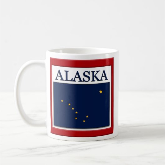 Alaska-vlaggenontwerp Koffiemok (Links)