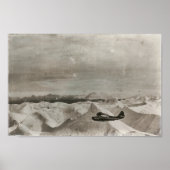 Alaska  vliegtuig Kustgebergte Poster (Voorkant)