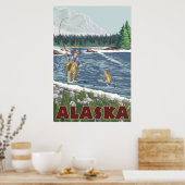 Alaska - Vliegvissers Poster (Keuken)