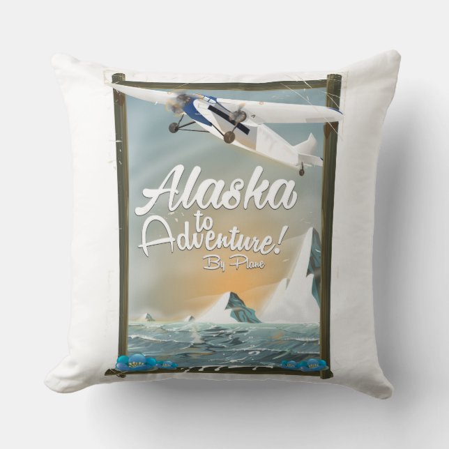 Alaska Voor Avontuur! Kussen (Voorkant)