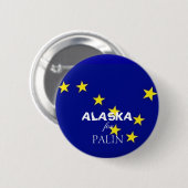 Alaska voor Palin Ronde Button 5,7 Cm (Voorkant /achterkant)