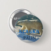 Alaska voor Palin Ronde Button 5,7 Cm (Voorkant /achterkant)