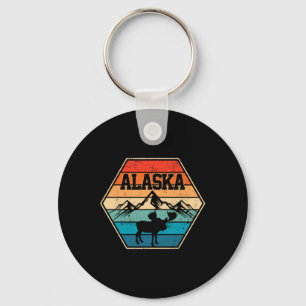 Alaska VS Bergen Wandelen Vintage Retro Cadeau  Sleutelhanger