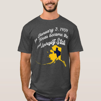 Alaska vs Texas Funny Alaska T-shirt