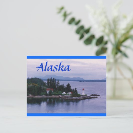 Alaska Vuurtoren Briefkaart (Staand voorkant)